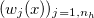 $(w_ j(x))_{j=1,n_ h}$