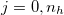 $j=0,n_ h$