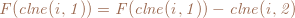 ${\it \color{brown}{F(clne(i,1))=F(clne(i,1))-clne(i,2)}}$