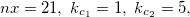 $nx=21,\;  k_{c_1}=1,\;  k_{c_2}=5,$