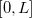 $[0,L]$