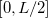 $[0,L/2]$