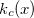 $k_ c(x)$