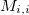 $M_{i,i}$
