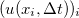 $(u(x_ i,\Delta t))_ i$