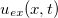 $u_{ex}(x,t)$
