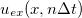$u_{ex}(x,n\Delta t)$