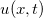 $u(x,t)$
