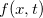 $f(x,t)$