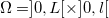 $\Omega =]0,L[\times ]0,l[$