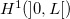 $H^1(]0,L[)$