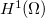 $H^1(\Omega )$